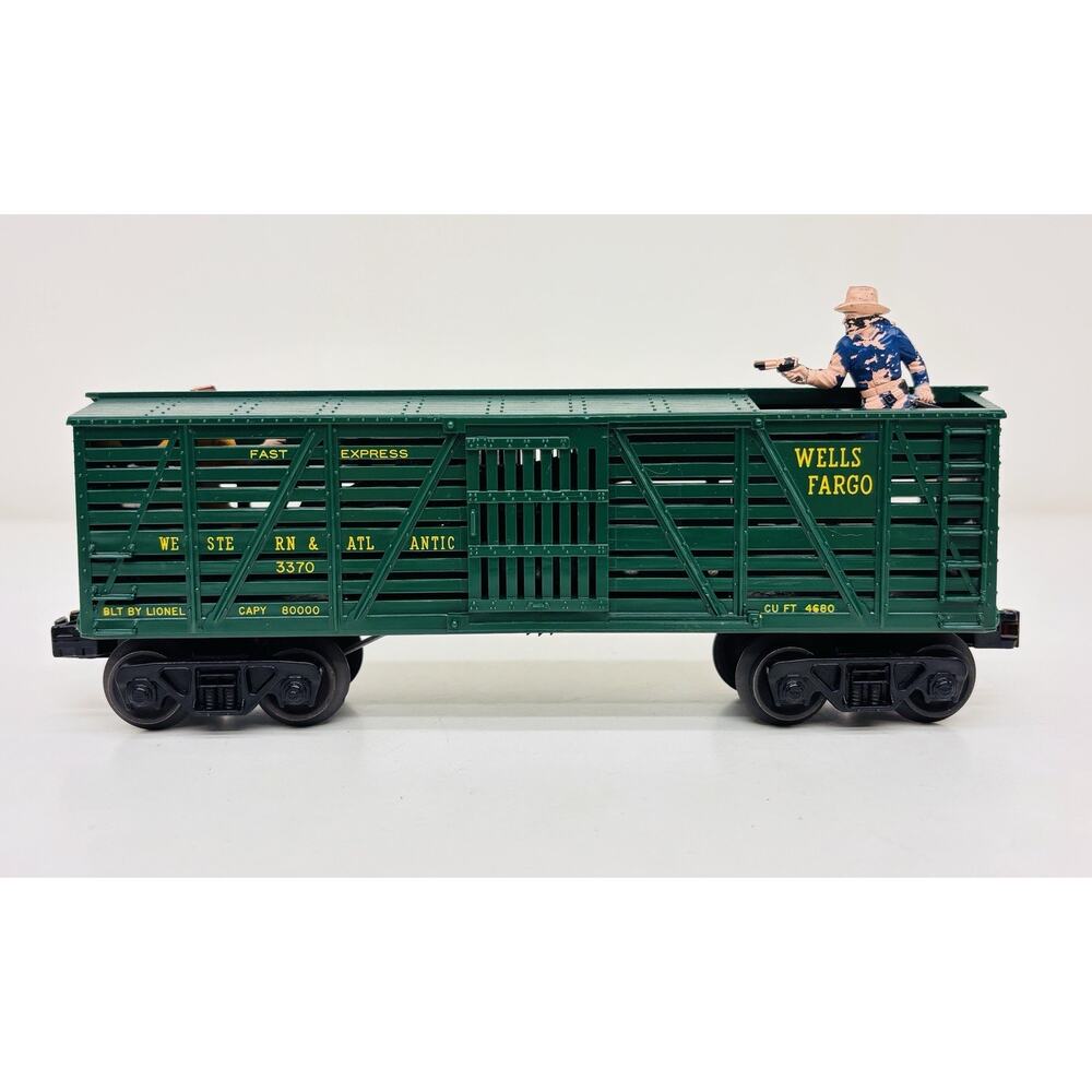 Lionel Postwar Western & Atlantic Wells Fargo Operating Sheriff & Outlaw Car 337
